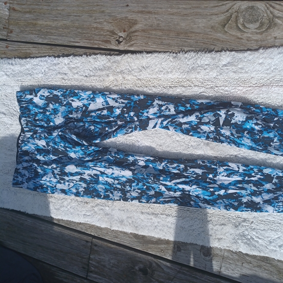 Blue and Gray Camouflage Leggings Nike - Size M - Picture 4 of 4